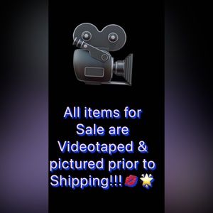 All Items are Videotaped & pictures before shipping out.
